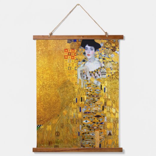 The Lady in Gold, Gustav Klimt Hangend Wandkleed (Voorkant)