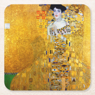 The Lady in Gold, Gustav Klimt Kartonnen Onderzetters