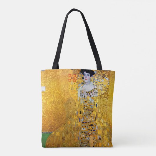 The Lady in Gold, Gustav Klimt Tote Bag (Achterkant)