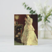 The Lady in Pink, 1867 Briefkaart (Staand voorkant)