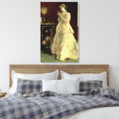 The Lady in Pink, 1867 Canvas Afdruk (Insitu (Slaapkamer))