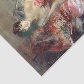 The Lady in Pink (1916) van Giovanni Boldini Tissuepapier (Detail)