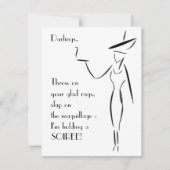 The Lady in the Big Pet #1 Kaart (Voorkant)