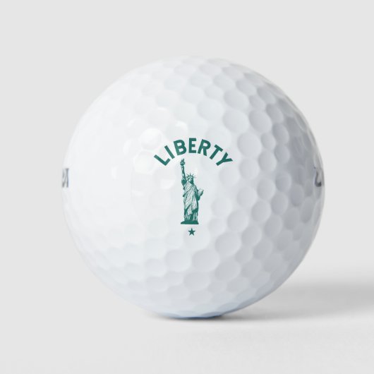 The Lady Liberty Golfballen (Voorkant)