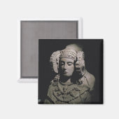 The Lady of Elche Magneet (Voorkant / Achterkant)