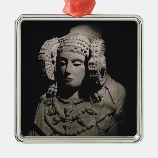 The Lady of Elche Metalen Ornament (Voorkant)