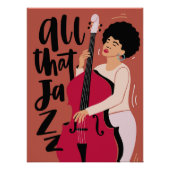 The Lady of Jazz Music Perfect Poster (Voorkant)