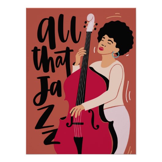 The Lady of Jazz Music Perfect Poster (Voorkant)