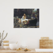 The Lady of Shallot, 1888 John William Waterhouse Poster (Keuken)