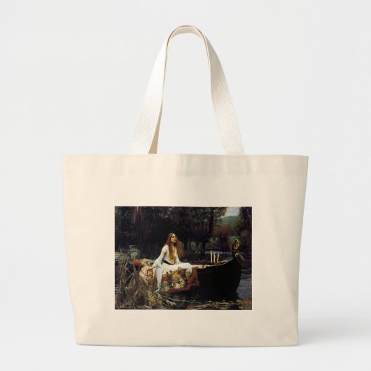 The Lady of Shallot Grote Tote Bag (Voorkant)