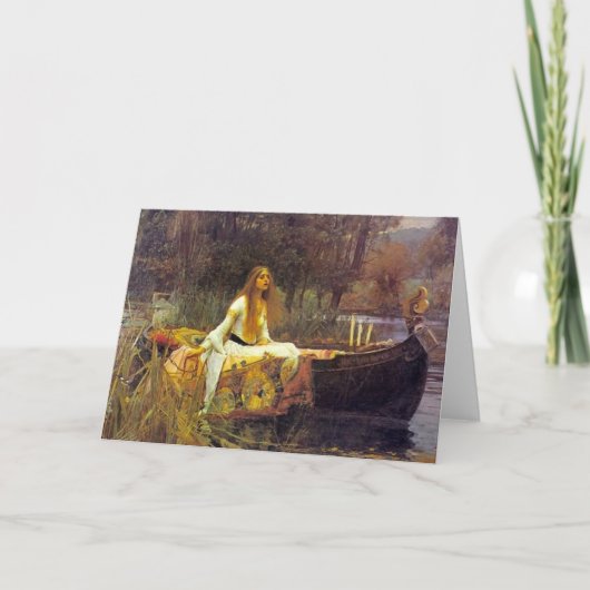The Lady of Shallot Kaart (Voorkant)