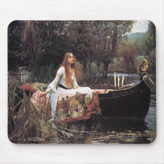 The Lady of Shallot Mousepad Muismat (Voorkant)