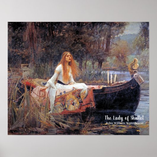 The Lady of Shallot Poster (Voorkant)