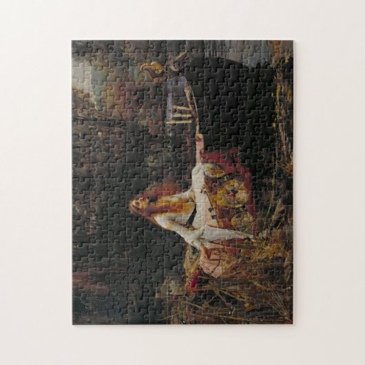 The Lady of Shallot - Waterhouse Legpuzzel (Verticaal)