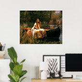 The Lady of Shalott (1888) ~ Fine Art Canvas Poster (Thuiskantoor)