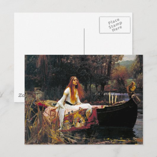The Lady of Shalott Briefkaart (Voorkant / Achterkant)
