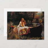 The Lady of Shalott Briefkaart (Voorkant / Achterkant)