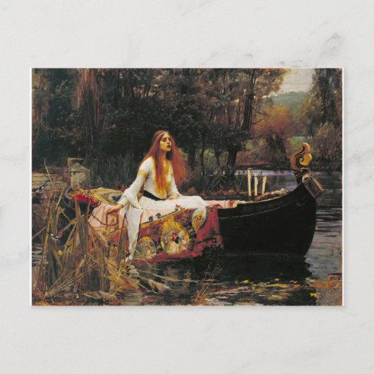 The Lady of Shalott, c. 1888, ingediend door John  Briefkaart (Voorkant)