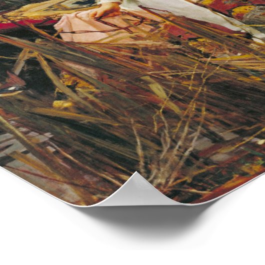 The Lady of Shalott, c. 1888, ingediend door John  Poster (Hoek)