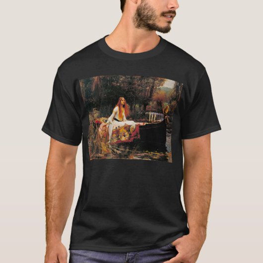 The Lady of Shalott, c. 1888, ingediend door John  T-shirt (Voorkant)