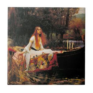 The Lady of Shalott, c. 1888, ingediend door John  Tegeltje