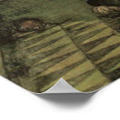 The Lady of Shalott die naar Lancelot kijkt Poster (Hoek)