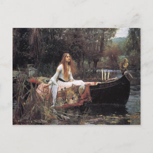 The Lady of Shalott door John W. Waterhouse Briefkaart