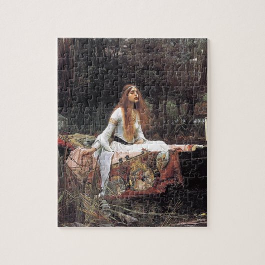The Lady of Shalott door John W. Waterhouse Legpuzzel (Verticaal)