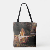 The Lady of Shalott door John Waterhouse Tote Bag (Achterkant)