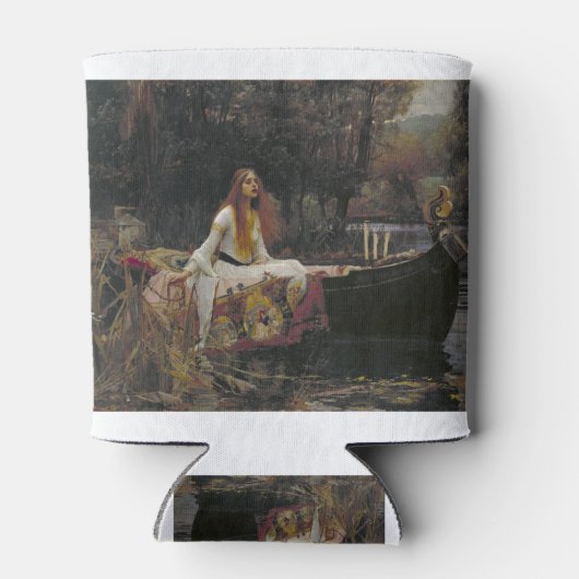 The Lady of Shalott door John William Waterhouse Blikjeskoeler (Achterkant)