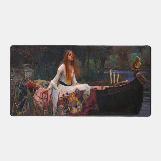 The Lady of Shalott door John William Waterhouse Bureaumat (Voorkant)
