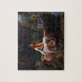The Lady of Shalott door John William Waterhouse Legpuzzel (Verticaal)