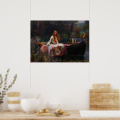 The Lady of Shalott door John William Waterhouse Poster (Keuken)