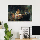 The Lady of Shalott, door John William Waterhouse Poster (Thuiskantoor)