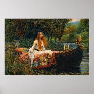 The Lady of Shalott door John William Waterhouse Poster