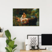 The Lady of Shalott door John William Waterhouse Poster (Thuiskantoor)
