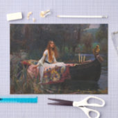 The Lady of Shalott door John William Waterhouse Tissuepapier (Craft)