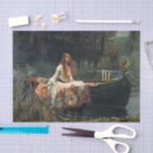 The Lady of Shalott, door John William Waterhouse Tissuepapier (Craft)