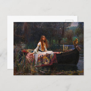 The Lady of Shalott door John William Waterhouse Uitnodiging Briefkaart