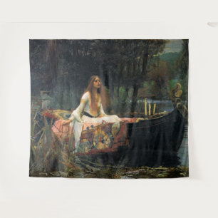 The Lady of Shalott, door John William Waterhouse Wandkleed