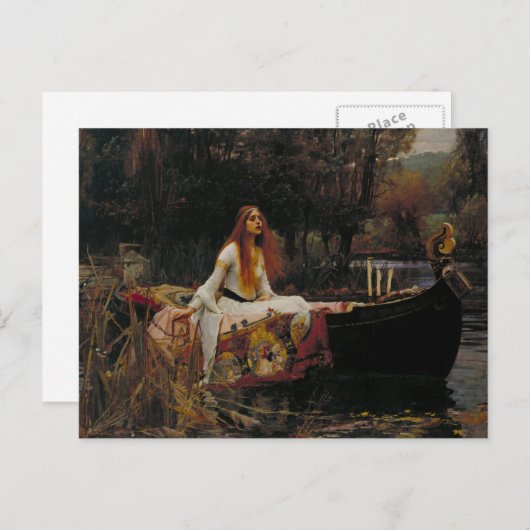 The Lady of Shalott: Een Keltisch spookverhaal Briefkaart (Voorkant / Achterkant)