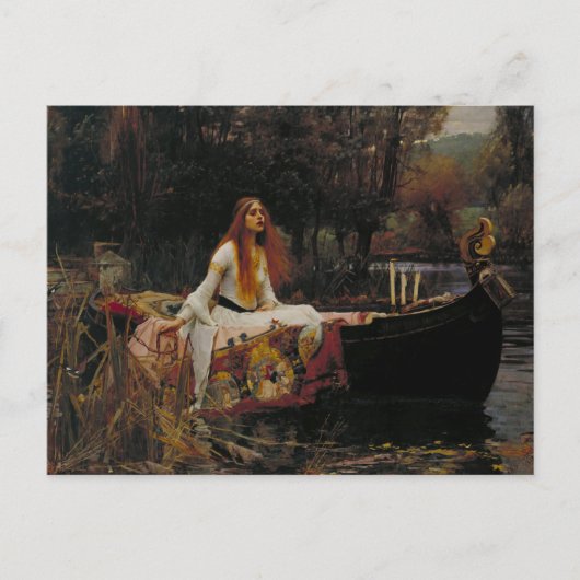 The Lady of Shalott: Een Keltisch spookverhaal Briefkaart (Voorkant)