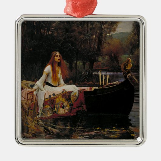 The Lady of Shalott: Een Keltisch spookverhaal Metalen Ornament (Voorkant)