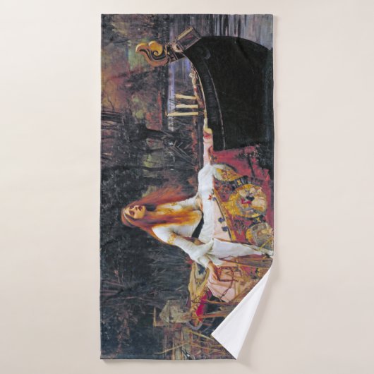 The Lady of Shalott, John William Waterhouse Badhanddoek (Badhanddoek)