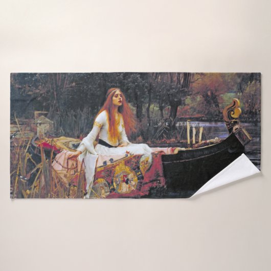 The Lady of Shalott, John William Waterhouse Badhanddoek (Badhanddoek)