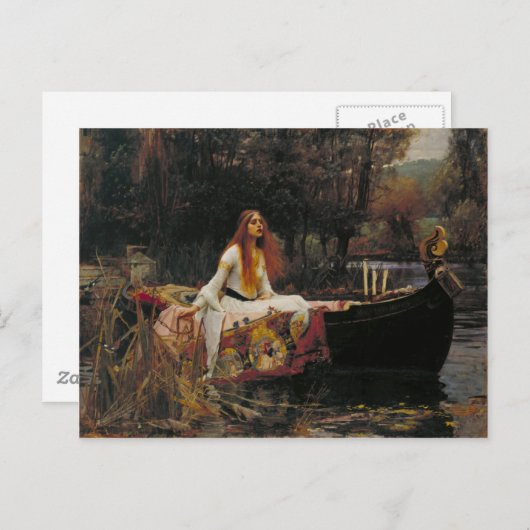 The Lady of Shalott, John William Waterhouse Briefkaart (Voorkant / Achterkant)