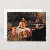 The Lady of Shalott John William Waterhouse Briefkaart (Voorkant / Achterkant)