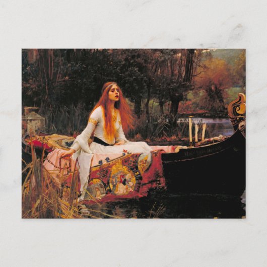 The Lady of Shalott John William Waterhouse Briefkaart (Voorkant)