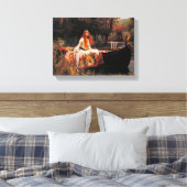 The Lady of Shalott John William Waterhouse Canvas Afdruk (Insitu (Slaapkamer))
