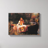 The Lady of Shalott John William Waterhouse Canvas Afdruk (Voorkant)